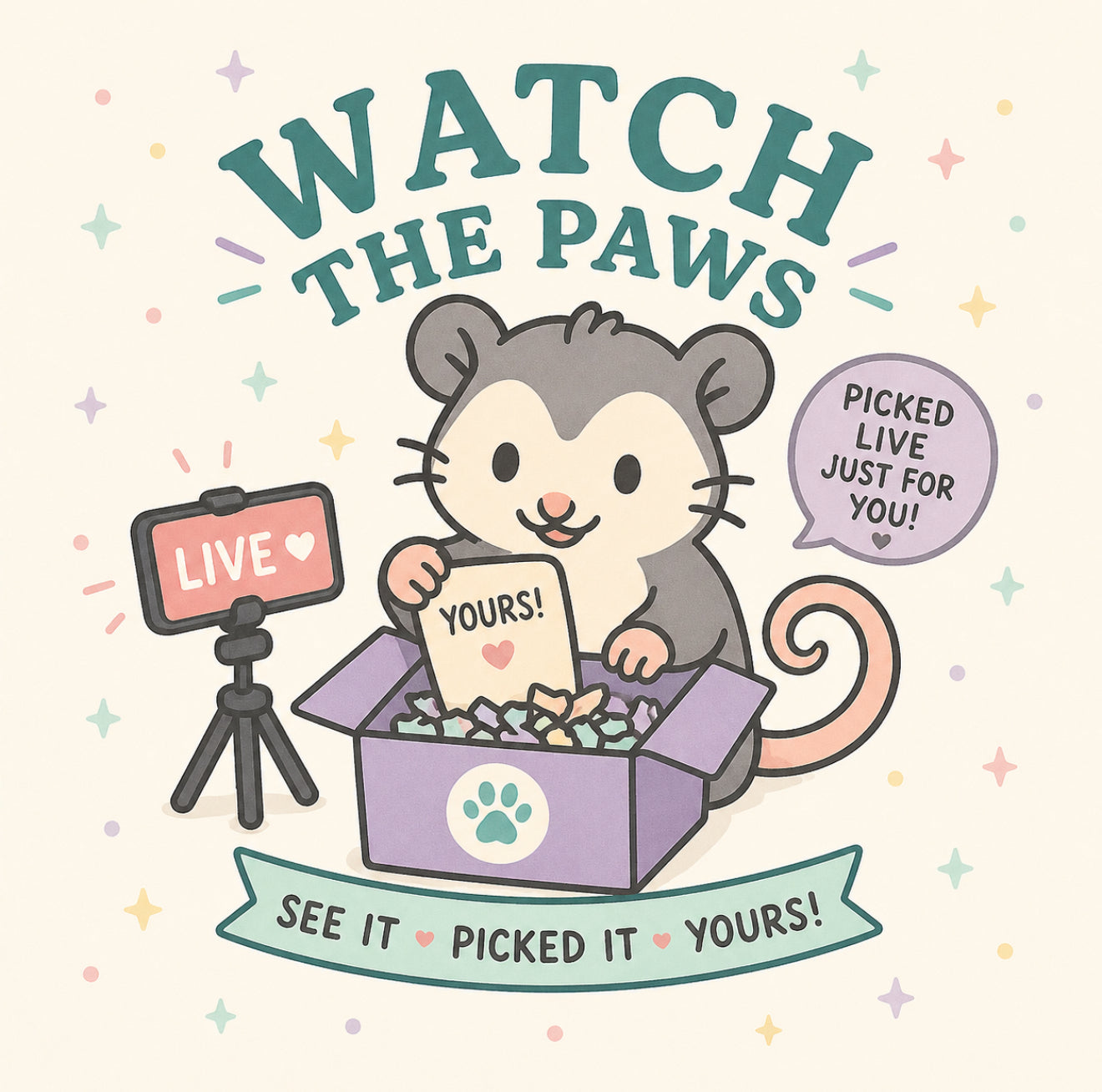 🐾 Watch the Paws 💜