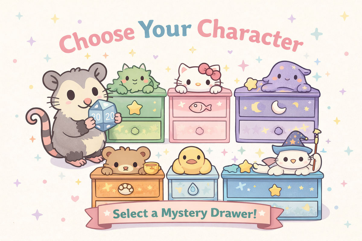 🐾 Choose Your Character 🎮✨